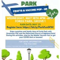 Fun at the Park! Crafts & Vaccine pop-up