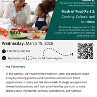 Math of Food Part 2: Cooking, Culture, and Nutrition