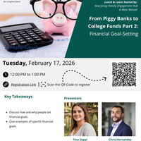 From Piggy Banks to College Funds Part 2: Financial Goal-Setting