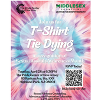 T-shirt Tie Dye for Sexual Assault Awareness