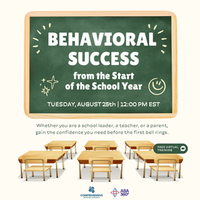Behavioral Success from the Start of School Year