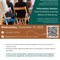 Information Session: Social Emotional Learning Alliance for New Jersey